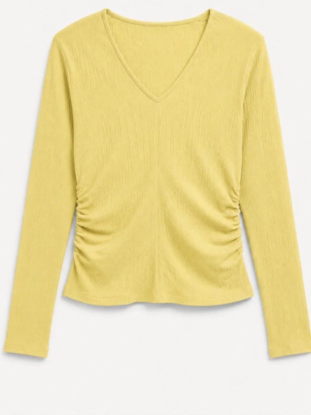 Banana Republic Factory Crinkle Jacquard V-Neck Top – Size M - NWT